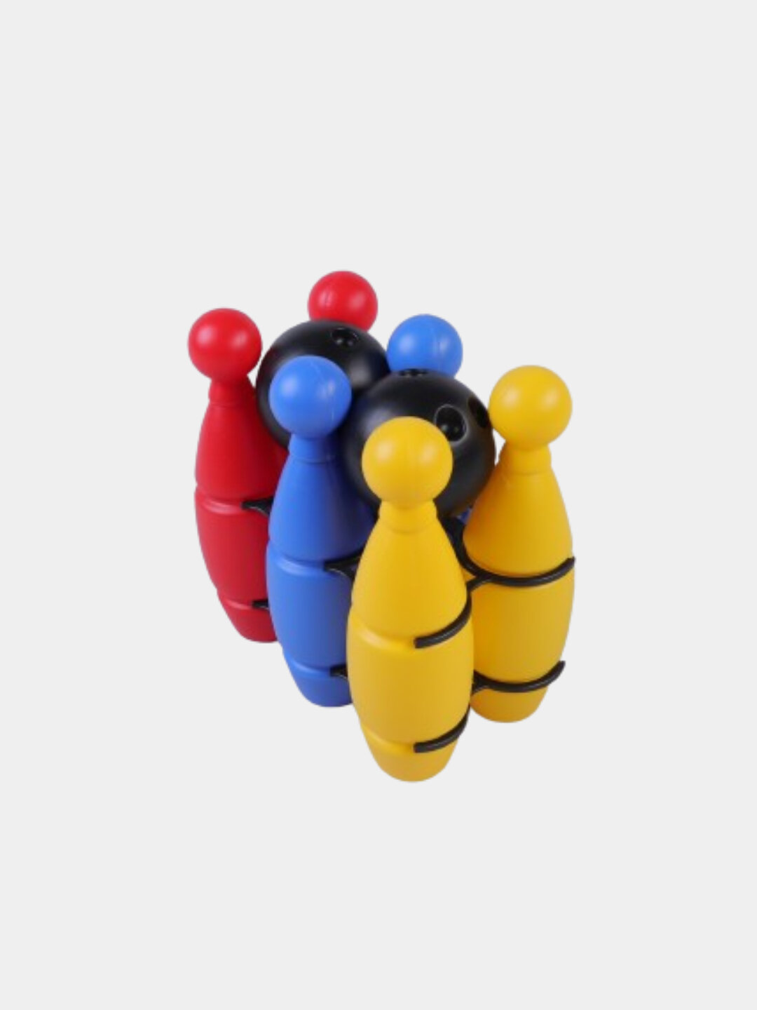 Разноцветный детский боулинг The Republic of Toys, 6 кеглей, 2 шара