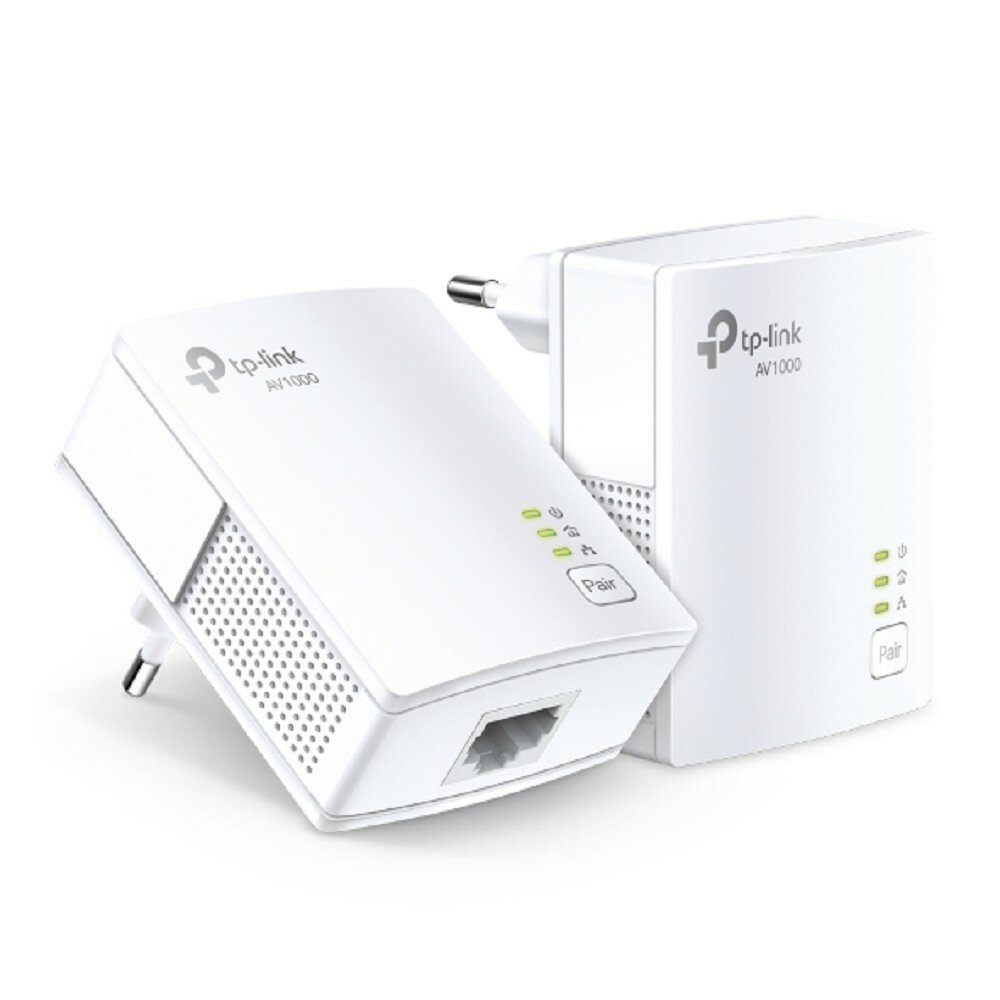 TP-Link Комплект адаптеров Powerline TL-PA7017 KIT AV1000 гигабитные