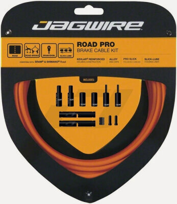 Изображение товара Набор рубашек и тросиков тормоза Jagwire Road Pro Brake Kit Orange (PCK206)