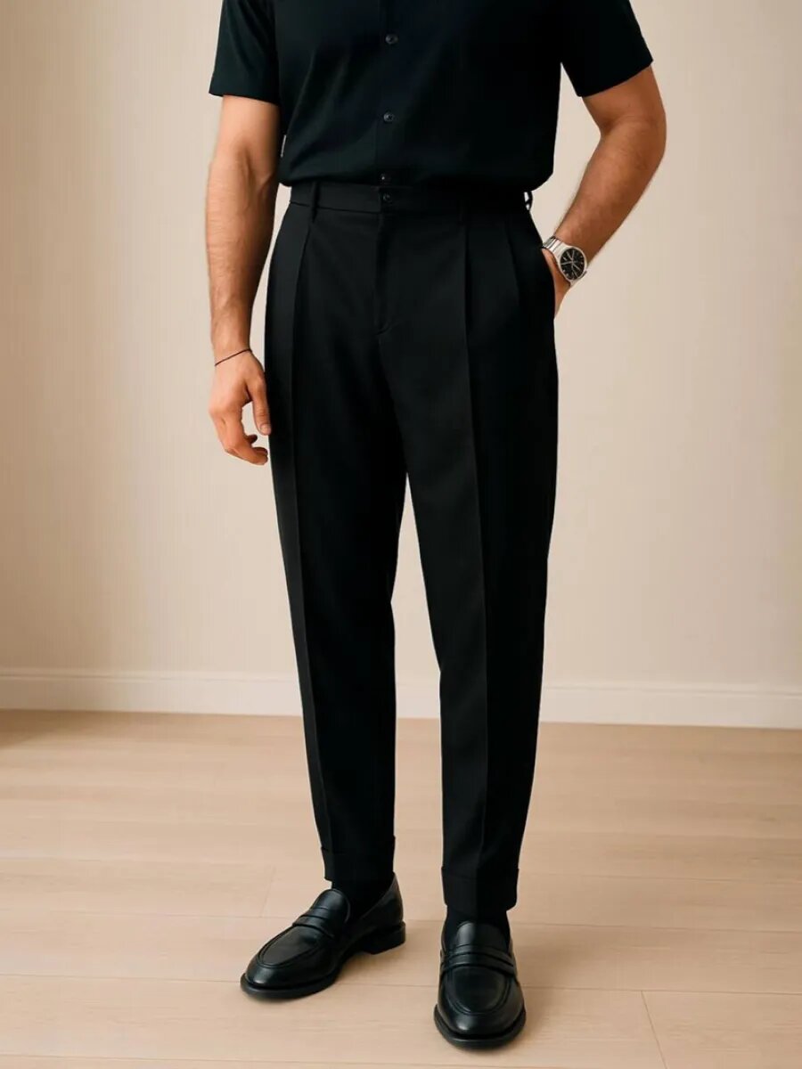 Брюки классические JELEOS Классические, размер 36, черныйчерный