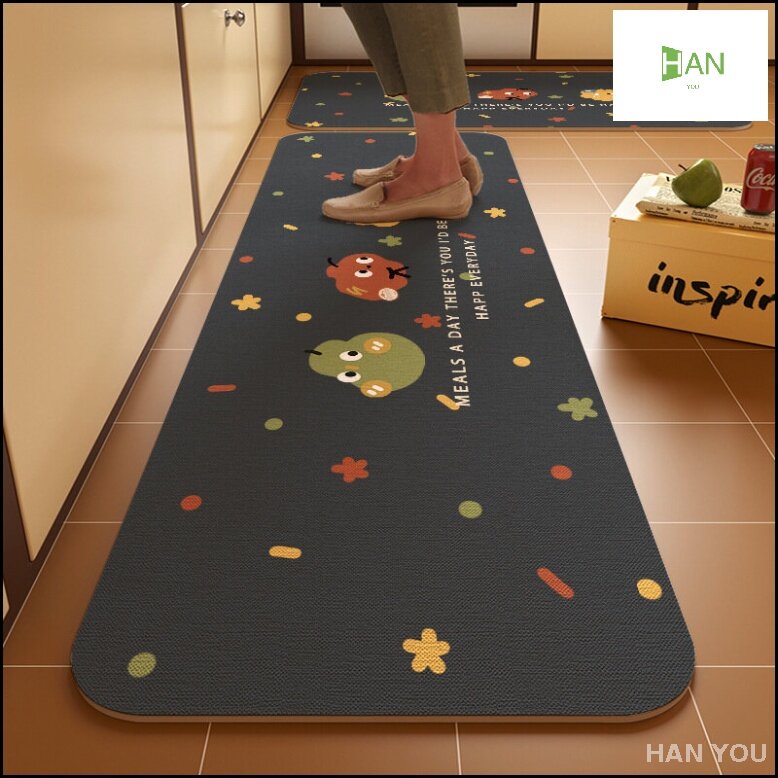 Эксклюзивный комплект из 2 противоскользящих ковриков с таксой 40x120 и 40x60 см устойчивых к загрязнениям