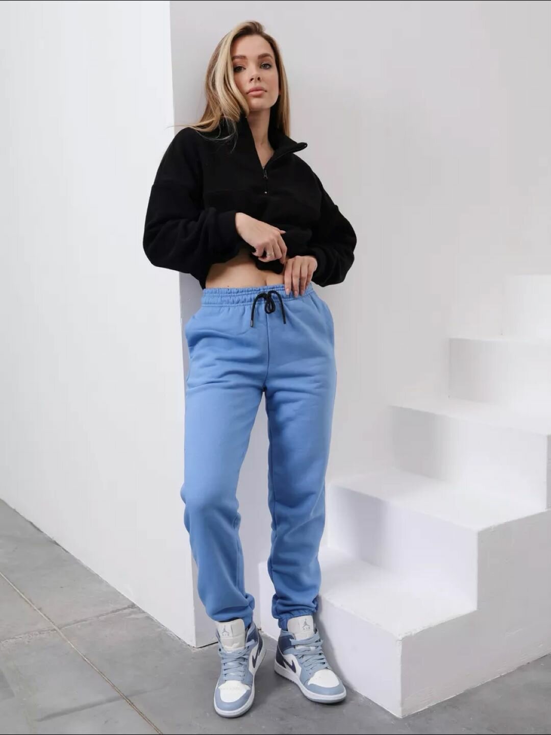 Брюки спортивные DNZ, размер 44, голубой — фото 1