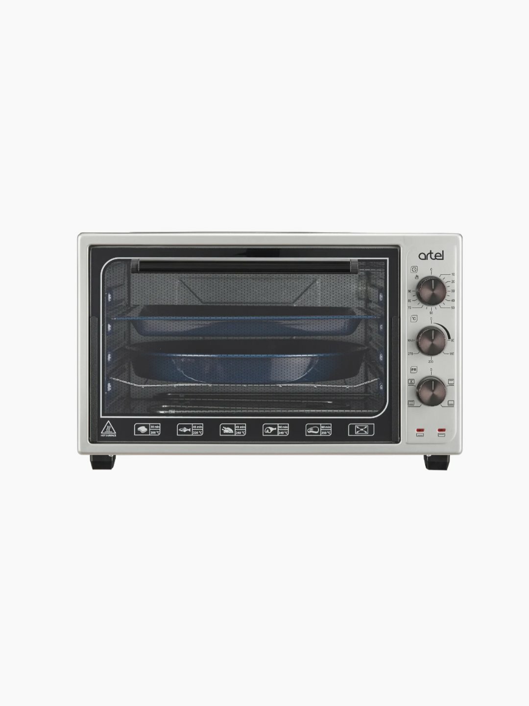 Мини-печь Artel 3618 с конвекцией — мощная и компактная духовка для дома, равномерное запекание блюд — фото 1