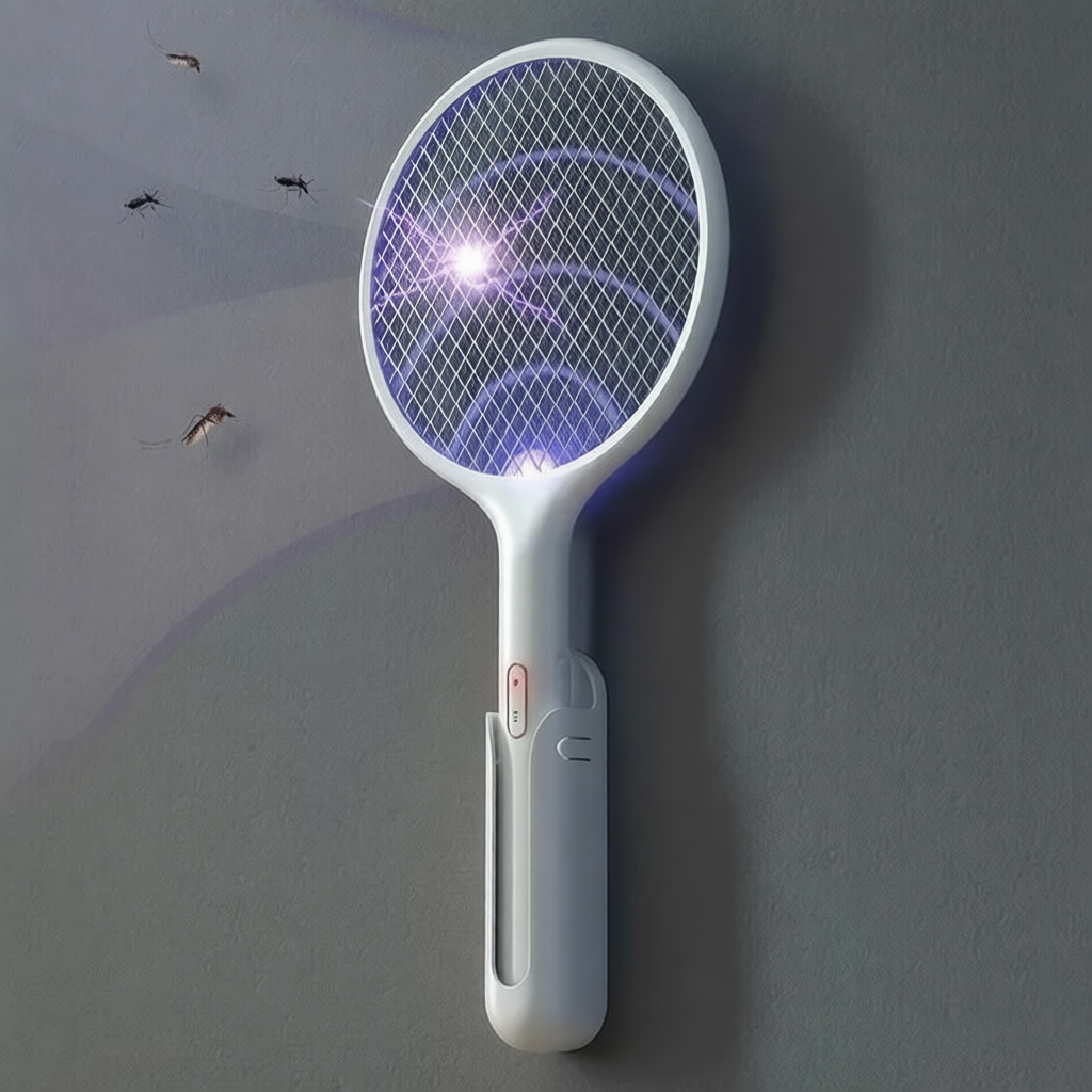 Картинки Электрическая мухобойка Xiaomi Qualitell Retractable Electric Mosquito Swatter L1, ZSS220907, CN, белый