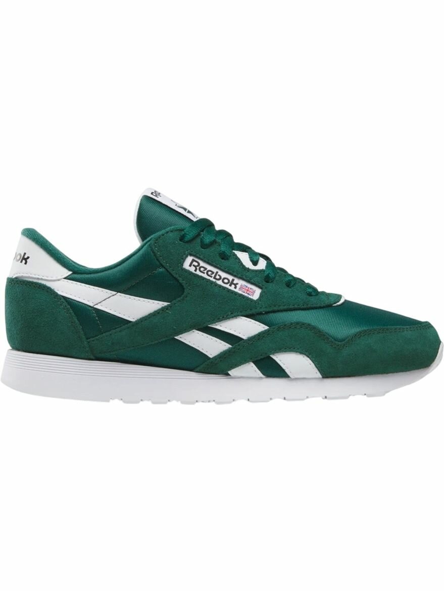 Кроссовки Reebok Classic Nylon, полнота F, размер 6 US, зеленый/белый