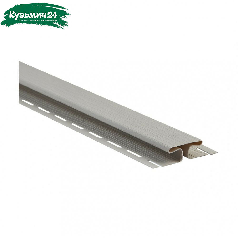 Сайдинг планка соединительная Альта Профиль Бежевая виниловый сайдинг длина 3000 мм