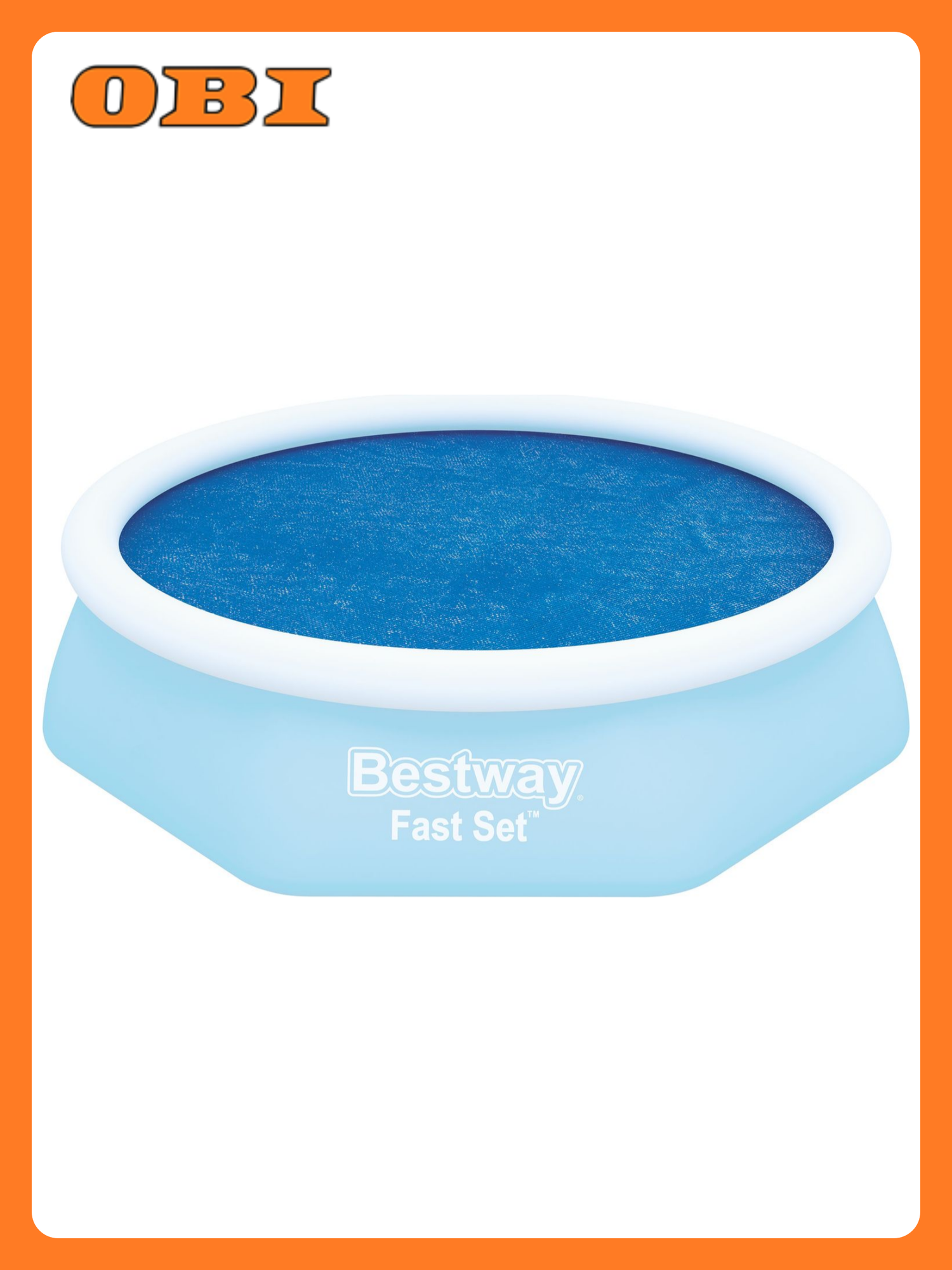 Покрывало Bestway D244 для надувного бассейна согревающее синее