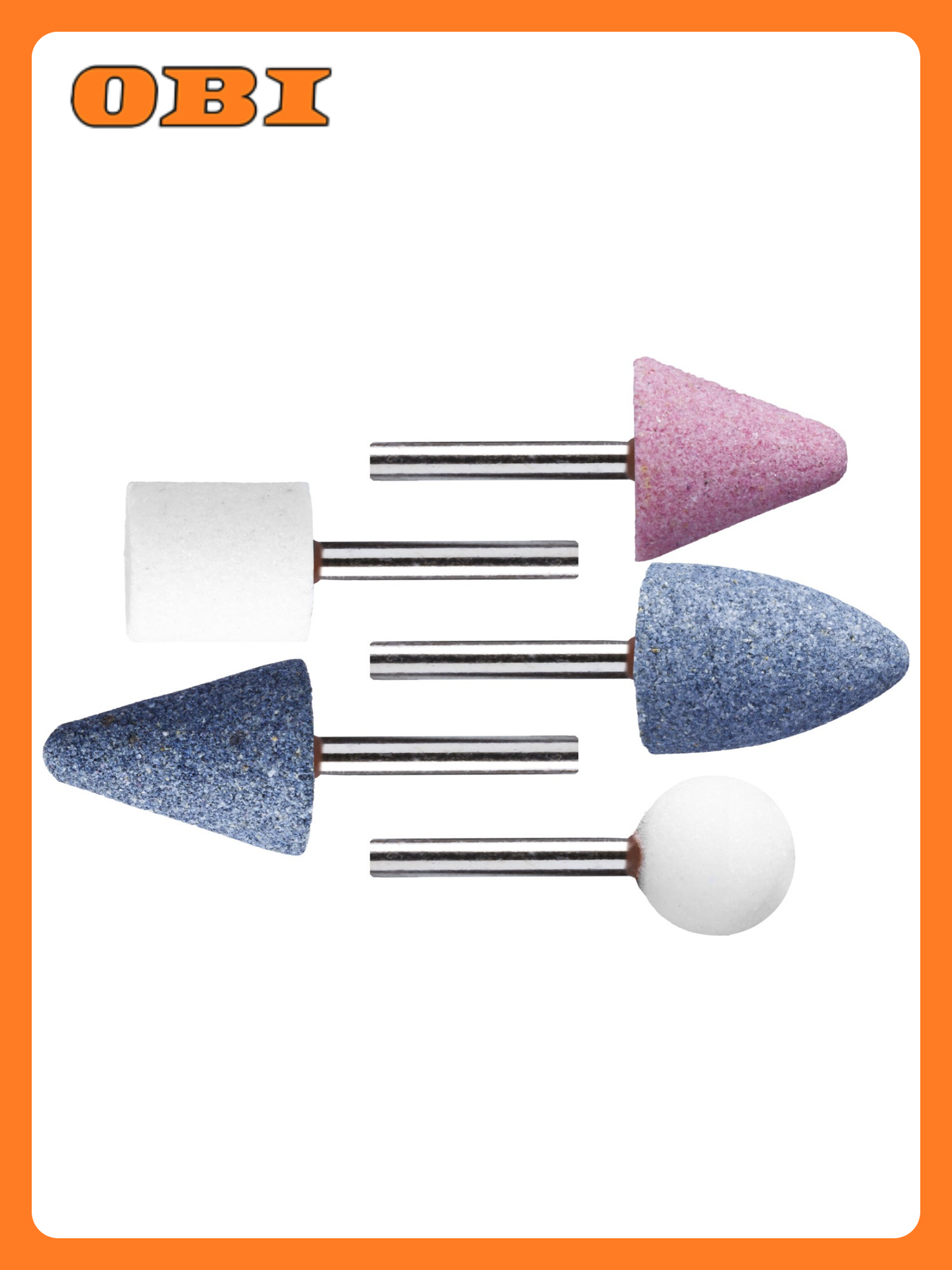 Набор абразивных минишарошек-насадок Stayer 5 предм. хвостовик d 3.2 мм (2988-h5)