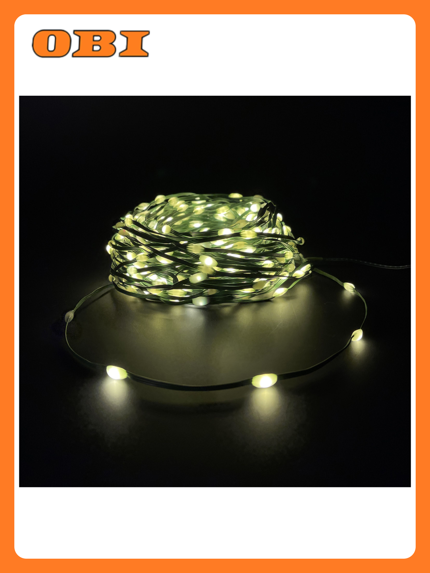 Гирлянда String light капли белый свет 100 ламп  8 функций  длина 750 см