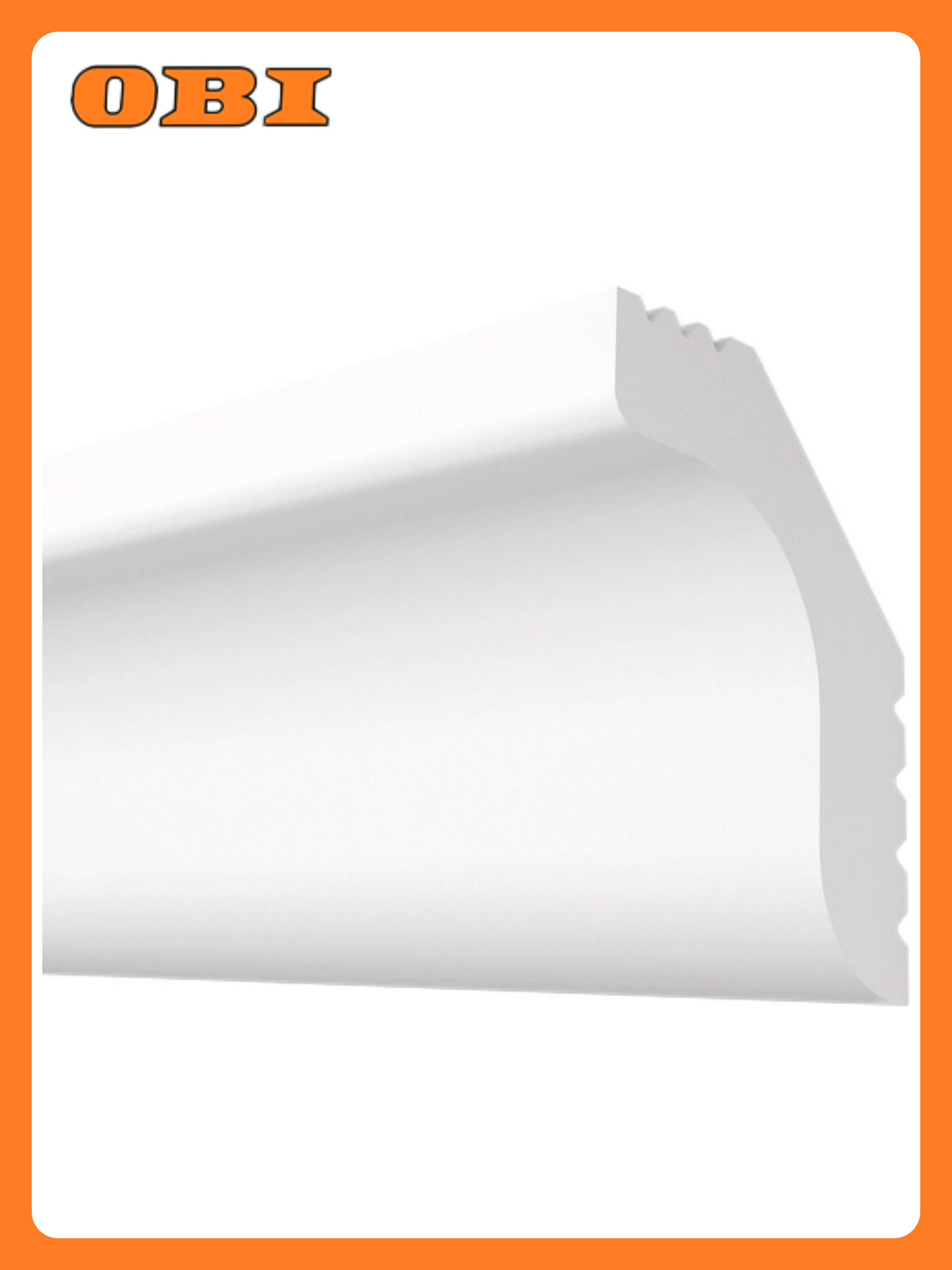 Плинтус потолочный плинтэкс С 20/25 белый 20x25 мм