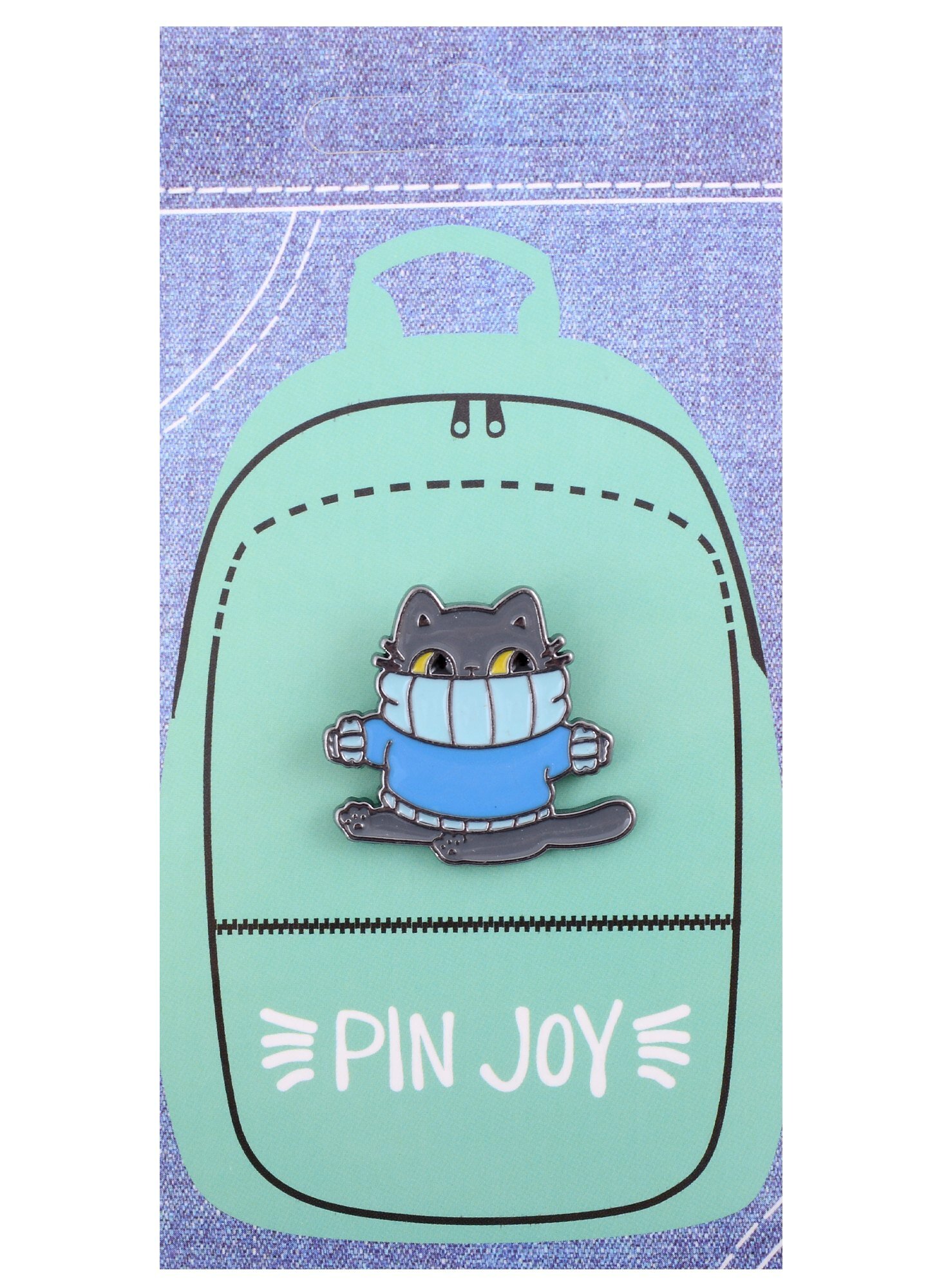 Значок Pin Joy Котик в свитере (металл) (12-08599-927) – купить в