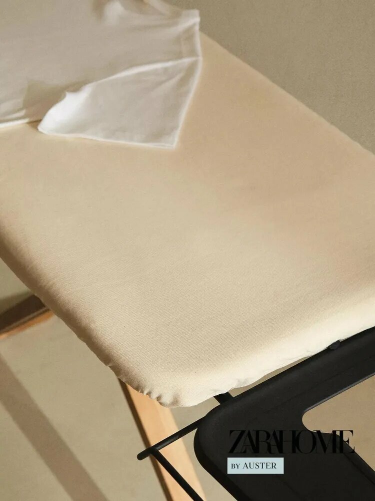 ZARA HOME Чехол для гладильной доски, 137 см х 55 см, чехол для гладильной доски с хлопковым покрытием и мягким