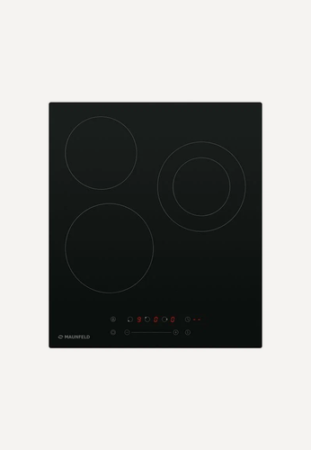Изображение товара Варочная панель MAUNFELD EVCE.453. D-BK, 3 конфорки HiLight, сенсорное управление