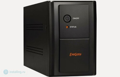 Изображение товара ИБП ExeGate SpecialPro EP285489RUS UNB-1200. LED. AVR. C13. RJ 1200VA/750W, LED, AVR, 6*IEC-C13, RJ45/11