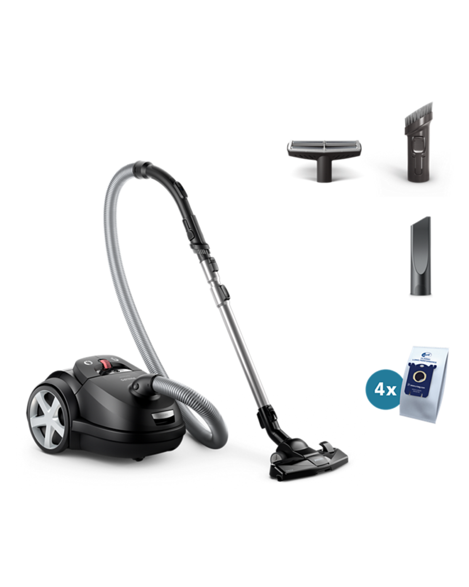 Пылесос Philips XD8022/12, мощность 2200 Вт, мешок для сбора пыли, сухая уборка