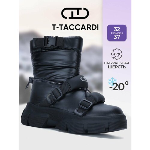 фото Дутики t.taccardi весна-лето 2026, размер 35 р. - 22,5 см, черный
