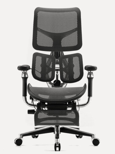 Изображение товара Компьютерное кресло игровое Sihoo Doro S300 с раздельной поддержкой спины, цвет темно-серый