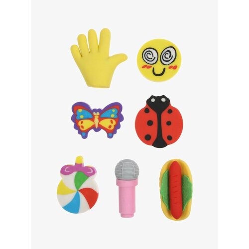 Набор ластиков 7 штук фигурных микс 540510 355₽