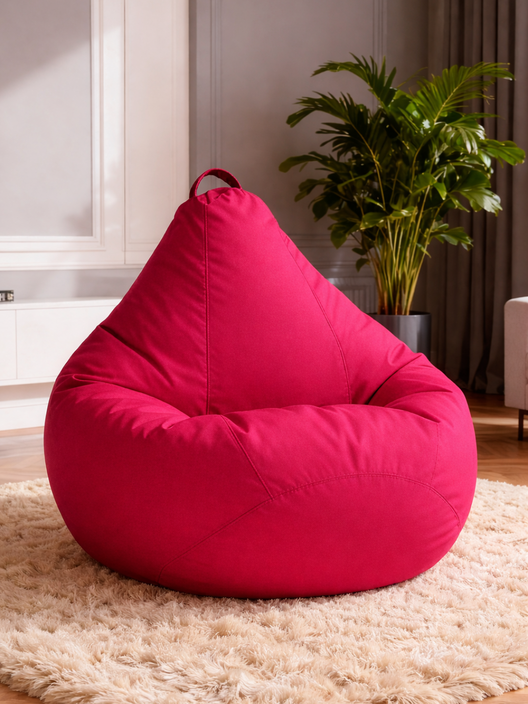 Кресло мешок от The NOM, бин бэг из ткани Джинсовка, размер 4XL -удобен для роста до 2м