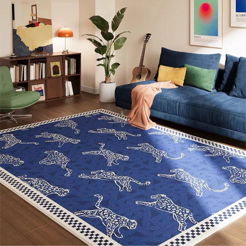 Леопардовый тигровый ковёр из полиэстера 140x200cm(55x78inch), HD4586-QD-8