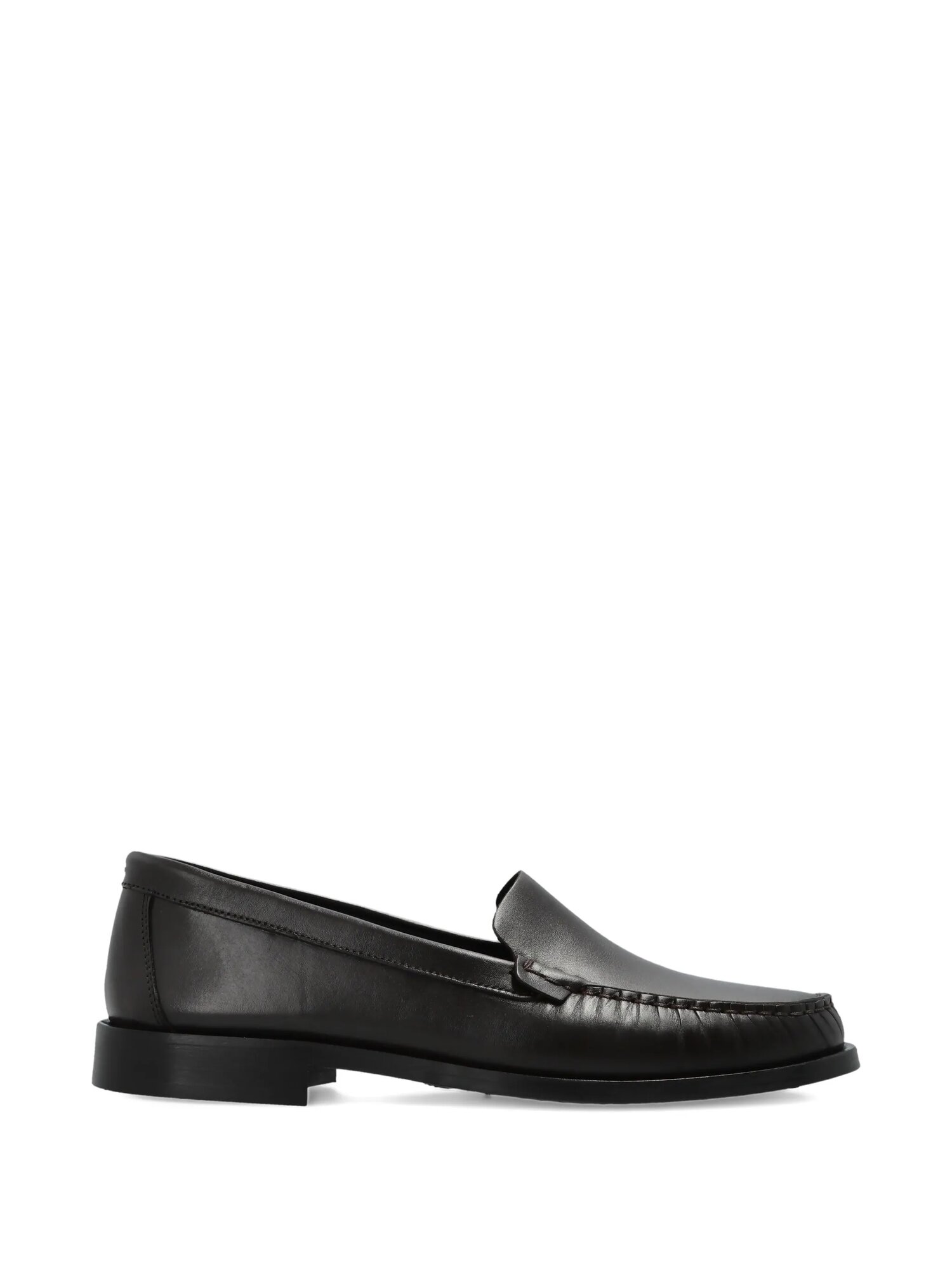 Лоферы Arthur topstitched leather loafers