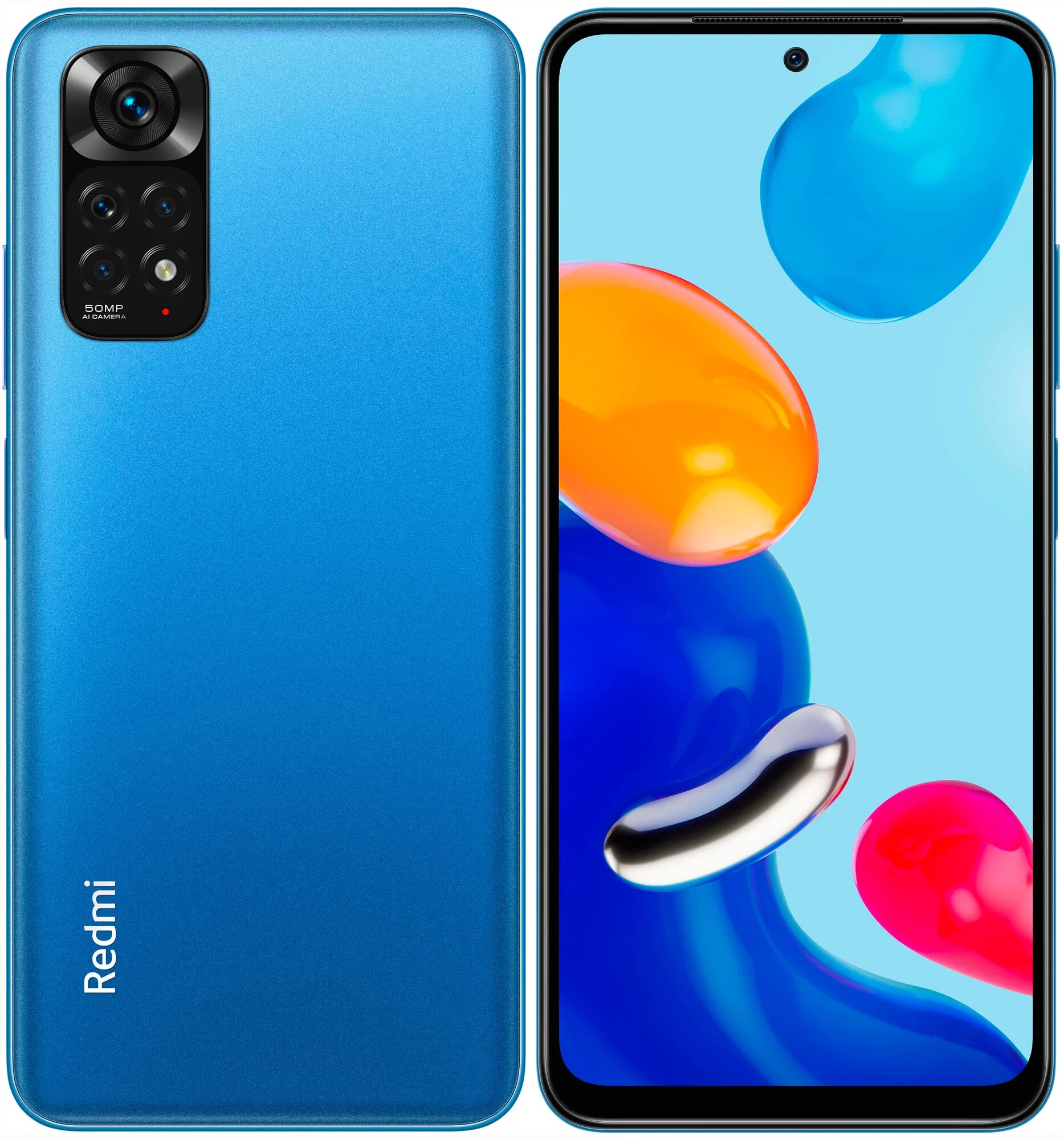 Смартфон Xiaomi Redmi Note 11 4/128 ГБ, Dual nano SIM, синий