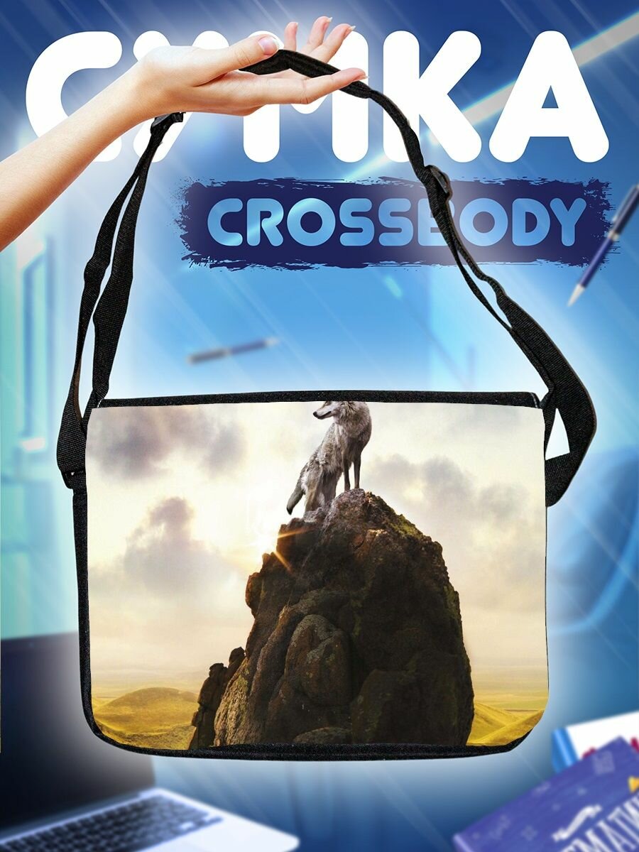 Сумка через плечо рок дракон