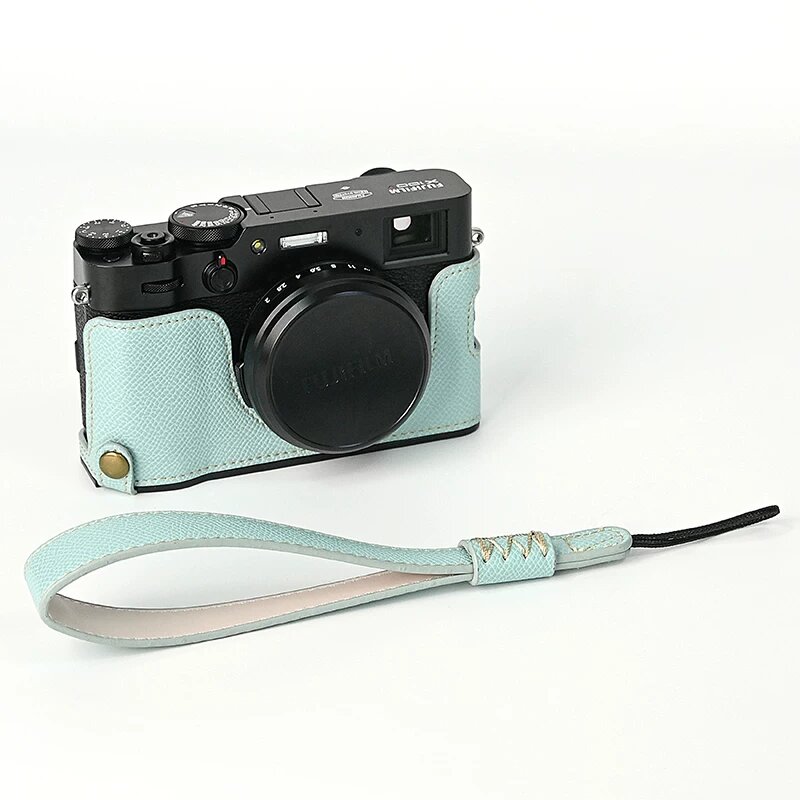 Камерный базис Fujifilm X100V, светло-голубой холст, надежная посадка для серии X100V