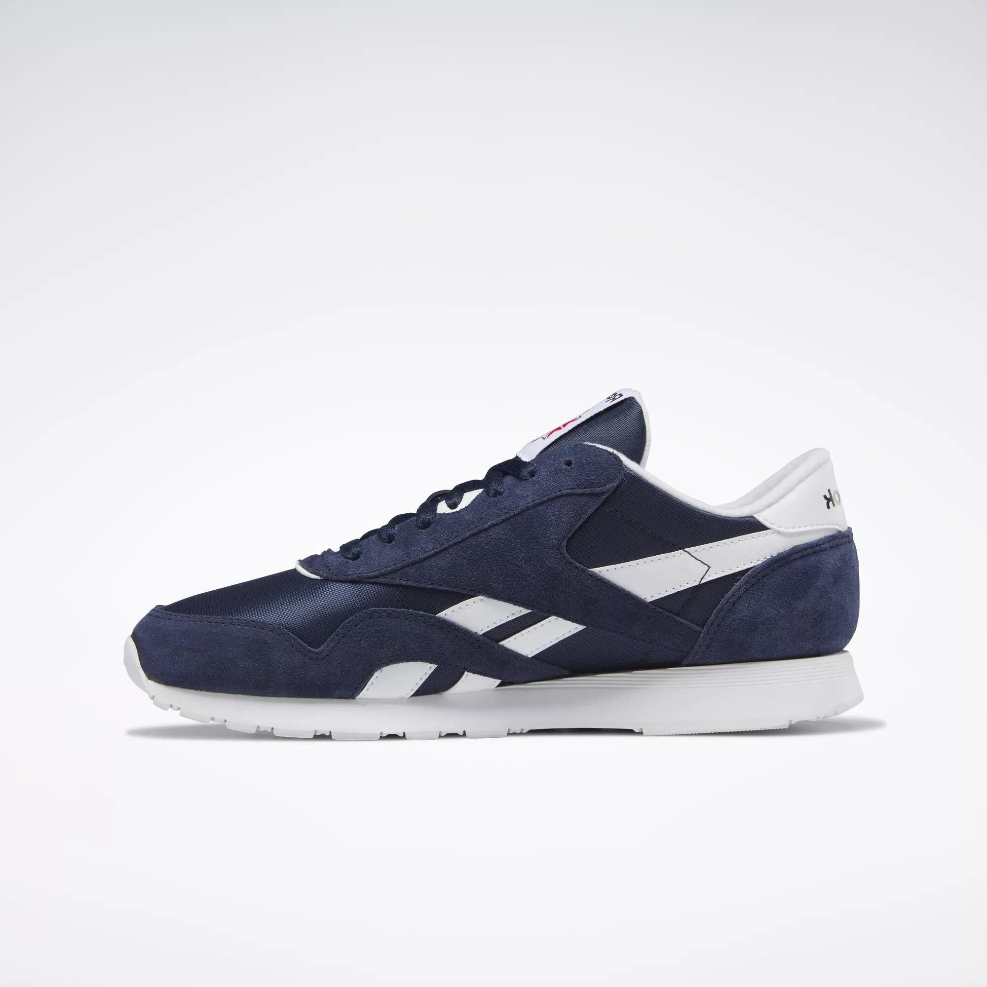 Кроссовки Reebok Classic Nylon, размер 7,5 US, синий/белый — фото 1