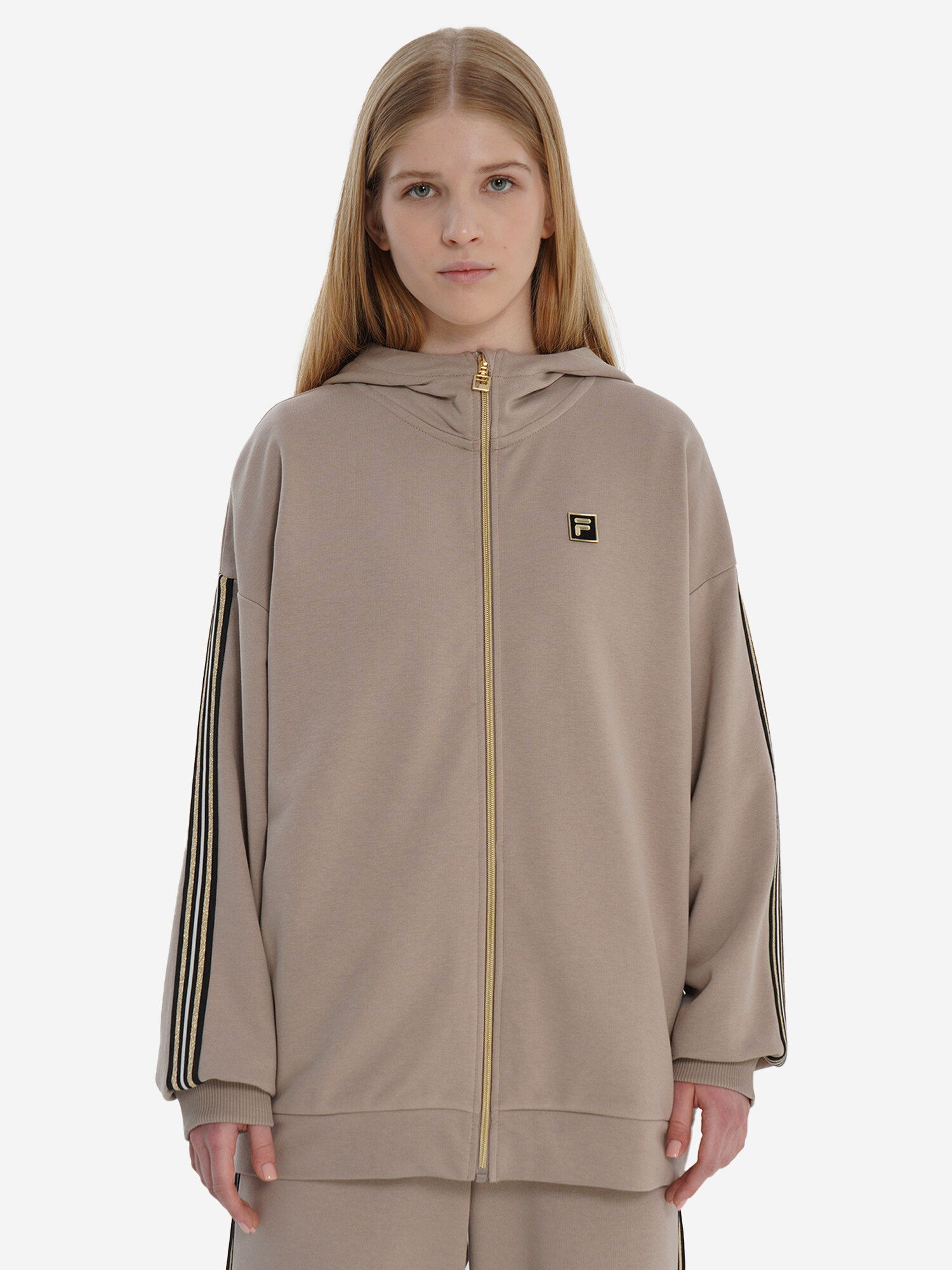 Толстовка Fila, размер 158-164, бежевый — фото 1