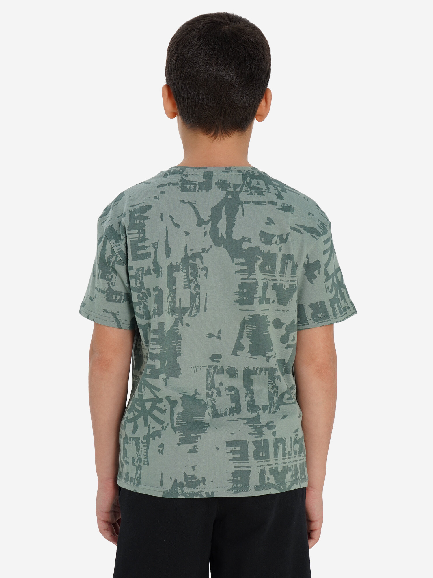 Футболка Demix, размер 164-170, зеленый — фото 1