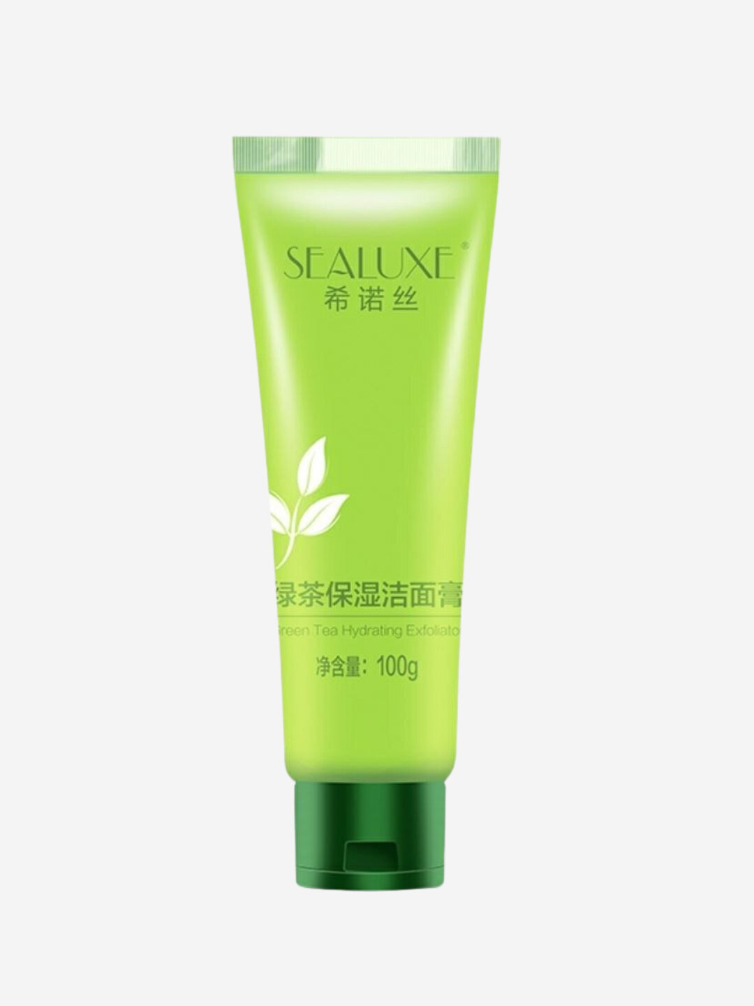 Скраб-гель SEALUXE Green Tea, 100 г, для лица, очищающий и увлажняющий