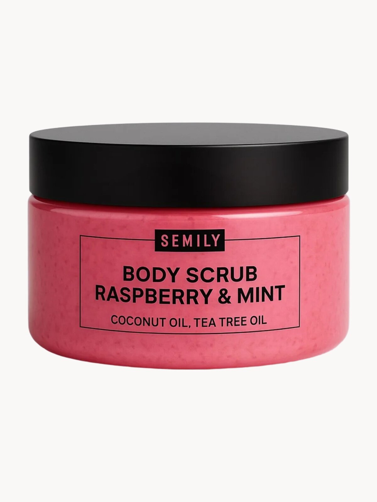 Скраб для тела Semily "Малина и мята", антицеллюлитный, 300 гр