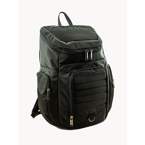 Рюкзак спортивный с карманом для обуви BITEX 28-121 черный п. э.