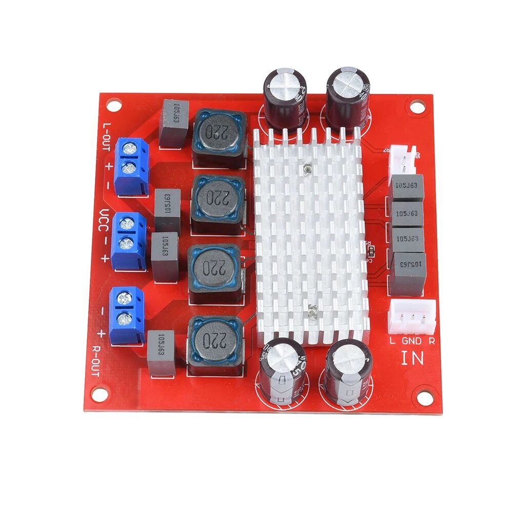 CS8685H 75 Вт + 75 Вт мощный двухканальный цифровой усилитель с большой платой рассеивания тепла, один источник питания постоянного тока 5-29 В постоянного тока