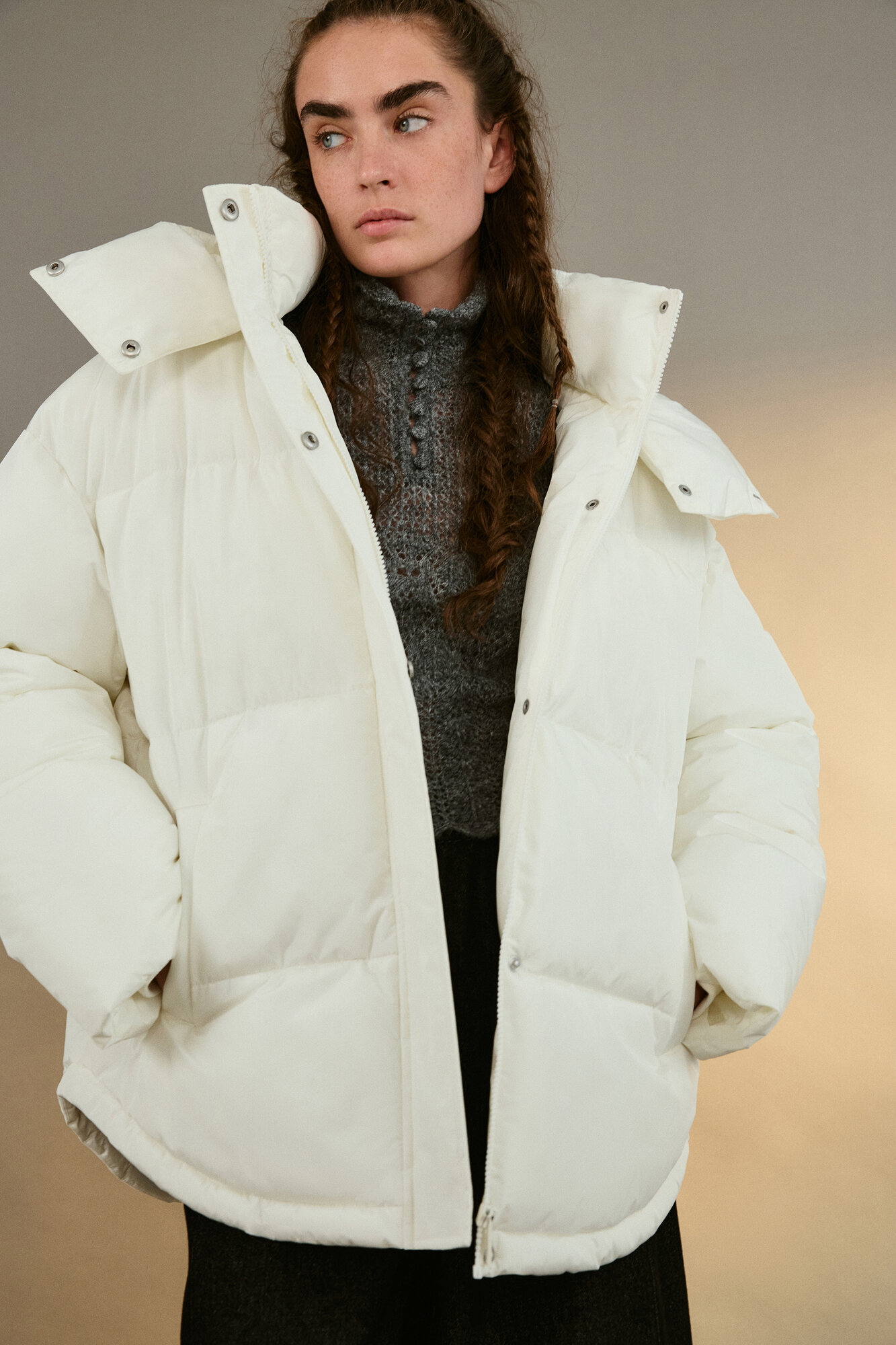 Куртка Befree Woman Mix&Match размер XS молочный