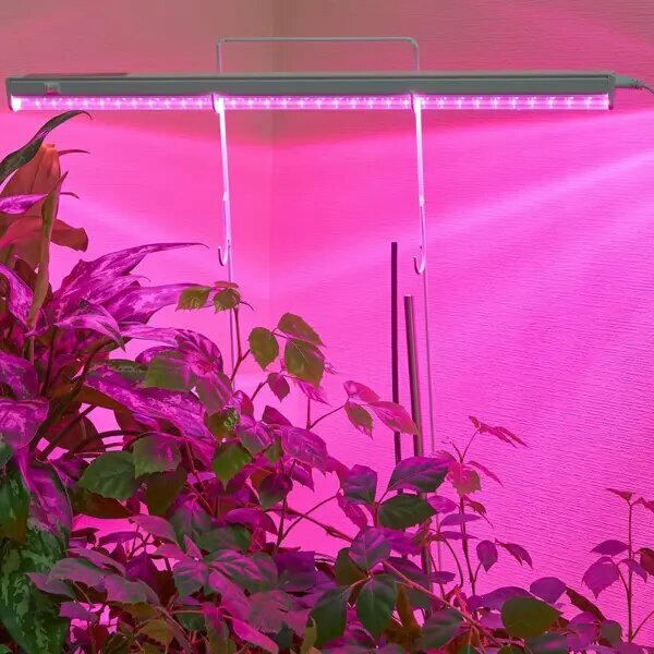 Фитосветильник линейный светодиодный Uniel P23 1152 мм 35 Вт красно-синий спектр розовый свет цвет серый