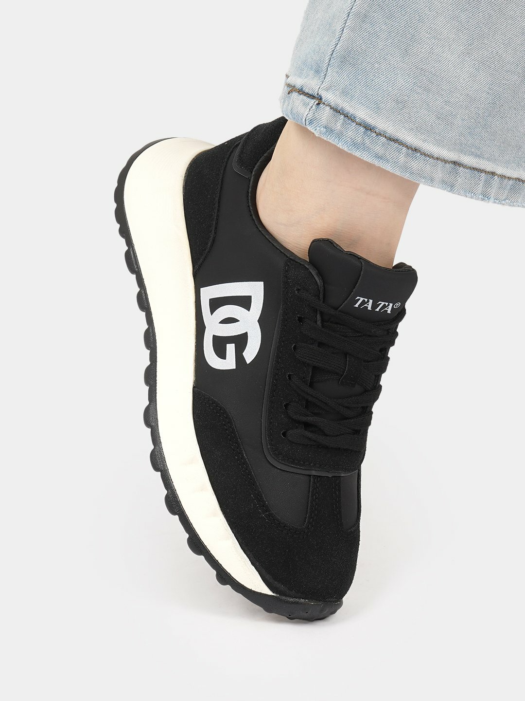 Кроссовки , полнота 5 (RU)/ на среднюю стопу, размер 36, черный — фото 1