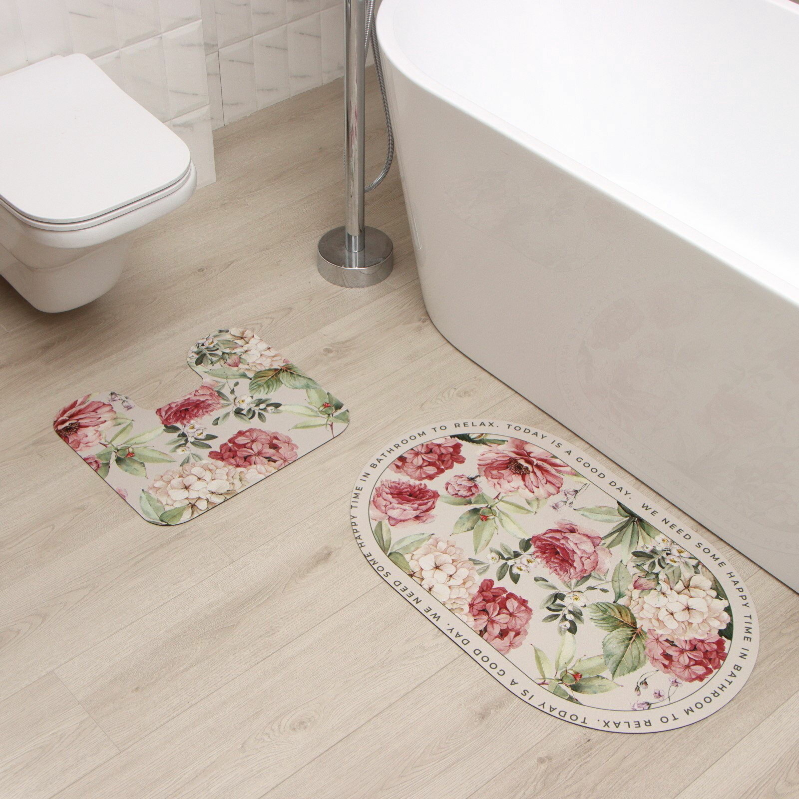 Коврики для ванной Good day 2 шт 40x45 см 48x78 см назначение: взрослым