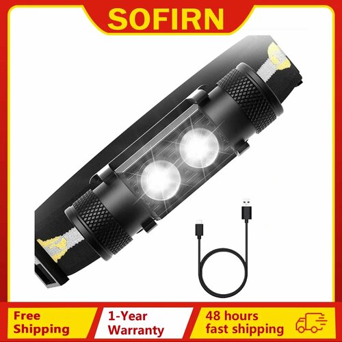 Sofirn H25S налобный фонарь 1200 люмен, SST40-6500K