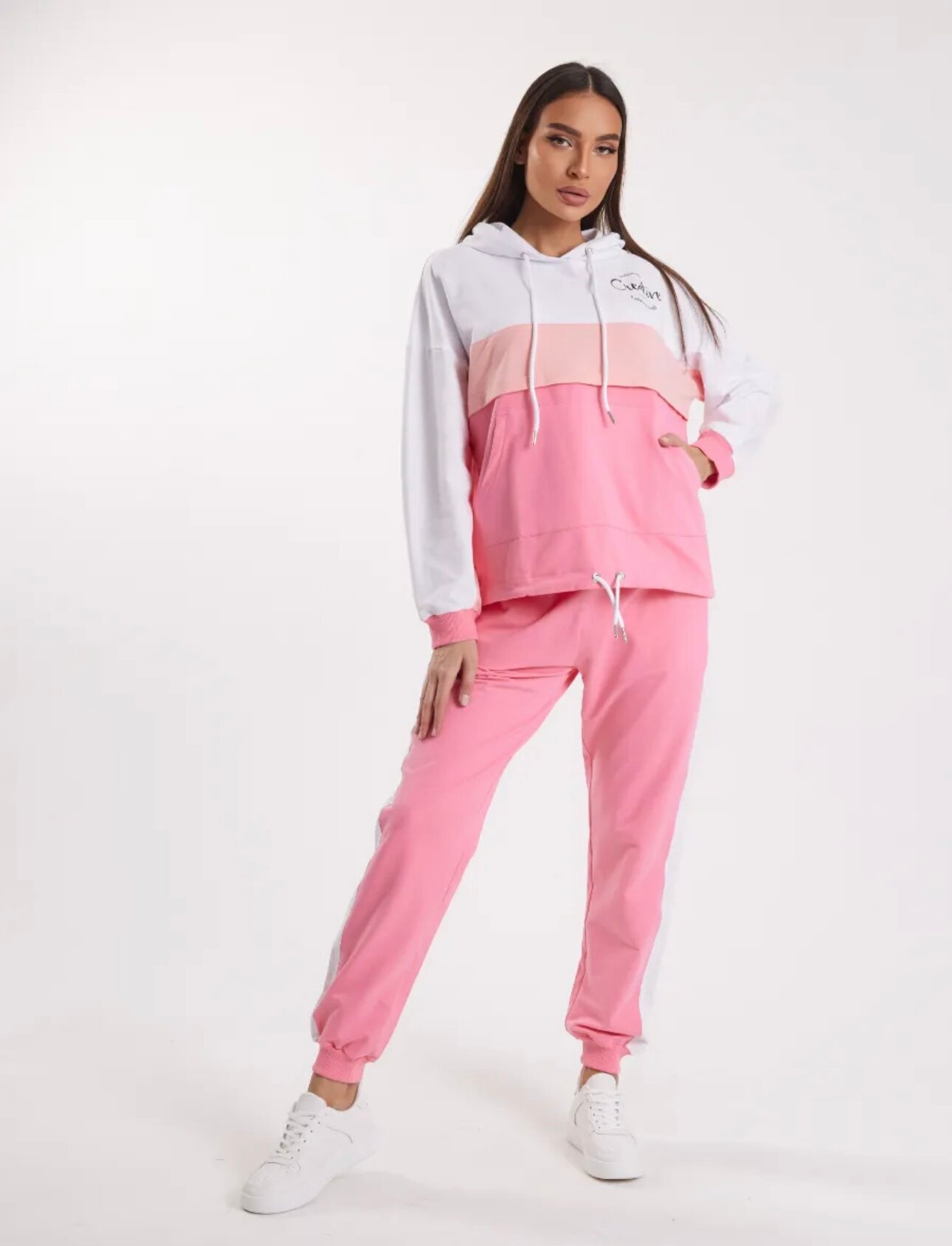 Комплект одежды , размер L, розовый — фото 1