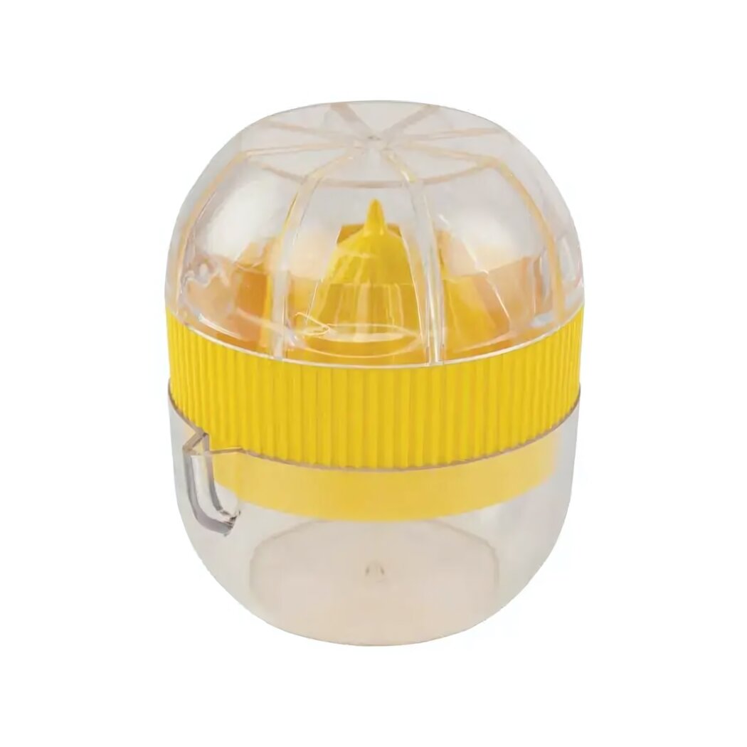 Соковыжималка для цитрусовых механическая прозрачный пластик компактный дизайн