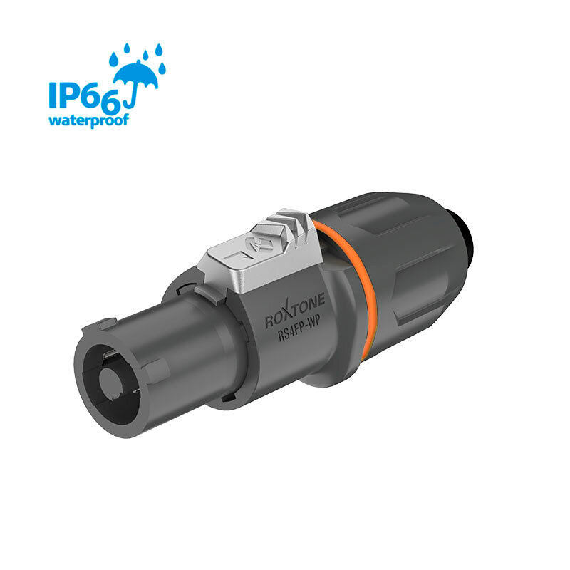 ROXTONE RS4FP-WP-Orange Разъем кабельный типа speakon влаго защищенный (IP66) 4-х контактный 