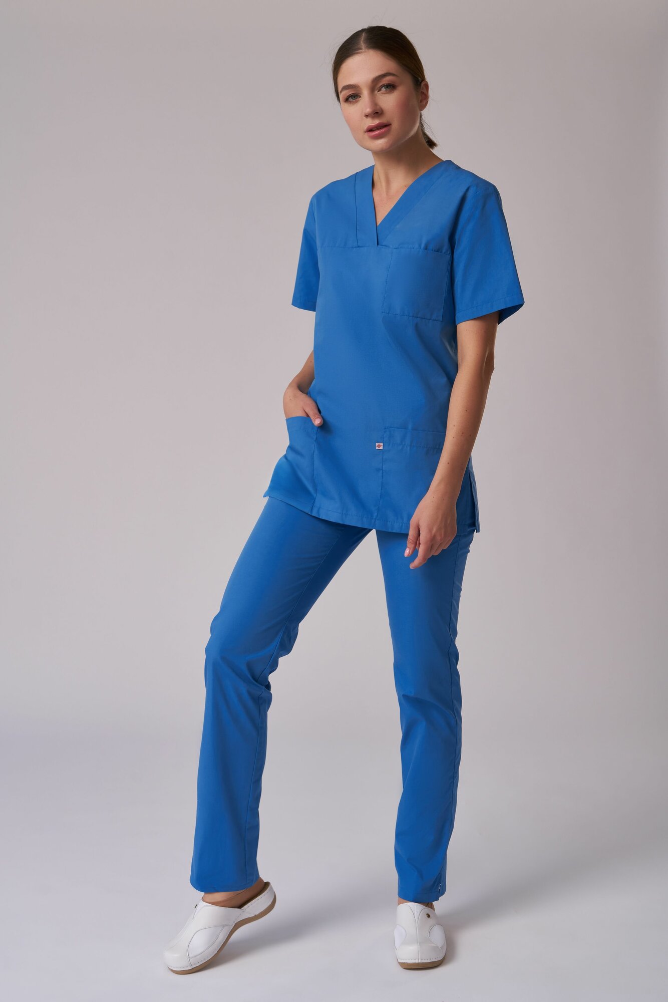 Комплект одежды  размер 164-88 светло-синий