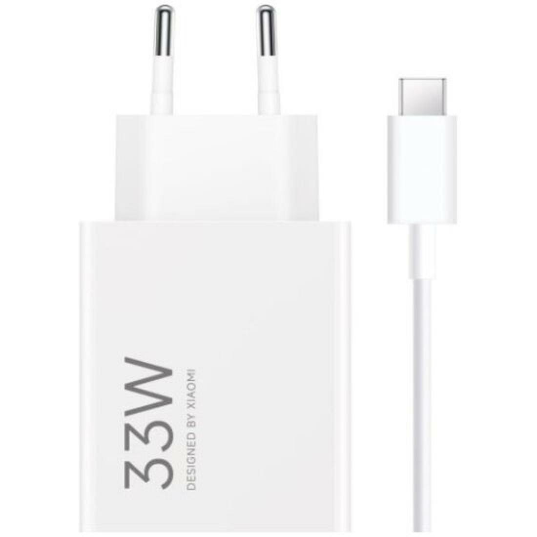 Зарядное устройство Xiaomi Charging Combo, 33Вт, USB Type C, белое — фото 1