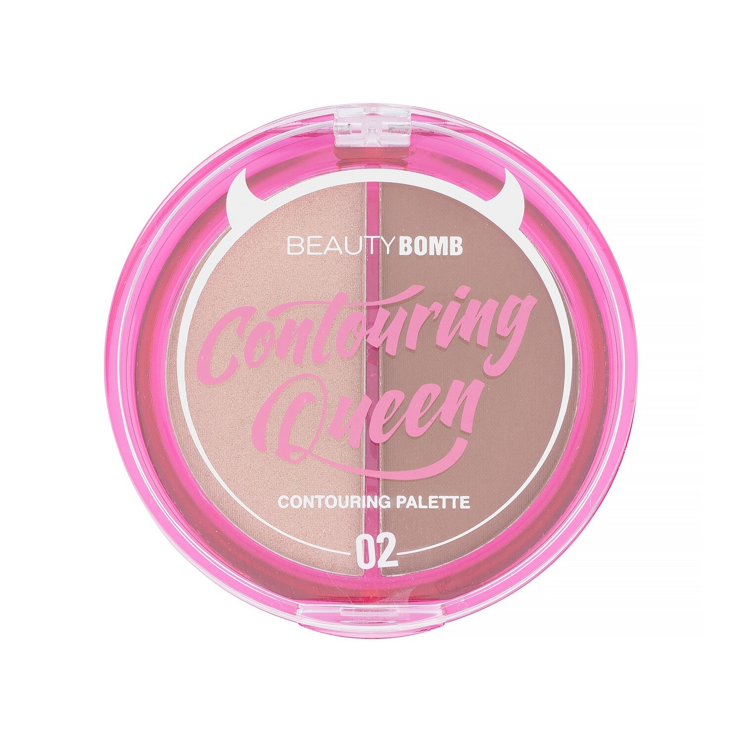 Палетка BEAUTY BOMB т02, для контуринга, скульптурирующая, сатиновый финиш