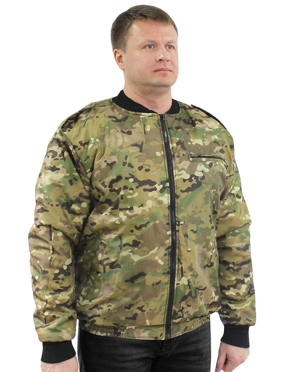 Ветровка Компания БВР осенняя камуфляж размер 44-46/170-176 хаки бежевый зеленый
