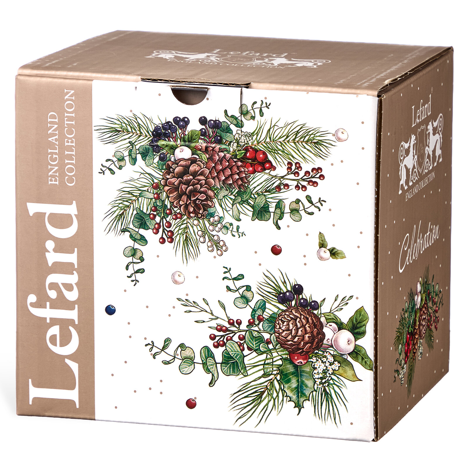 Кружка с двойными стенками LEFARD Celebration 410мл жаропрочное стекло