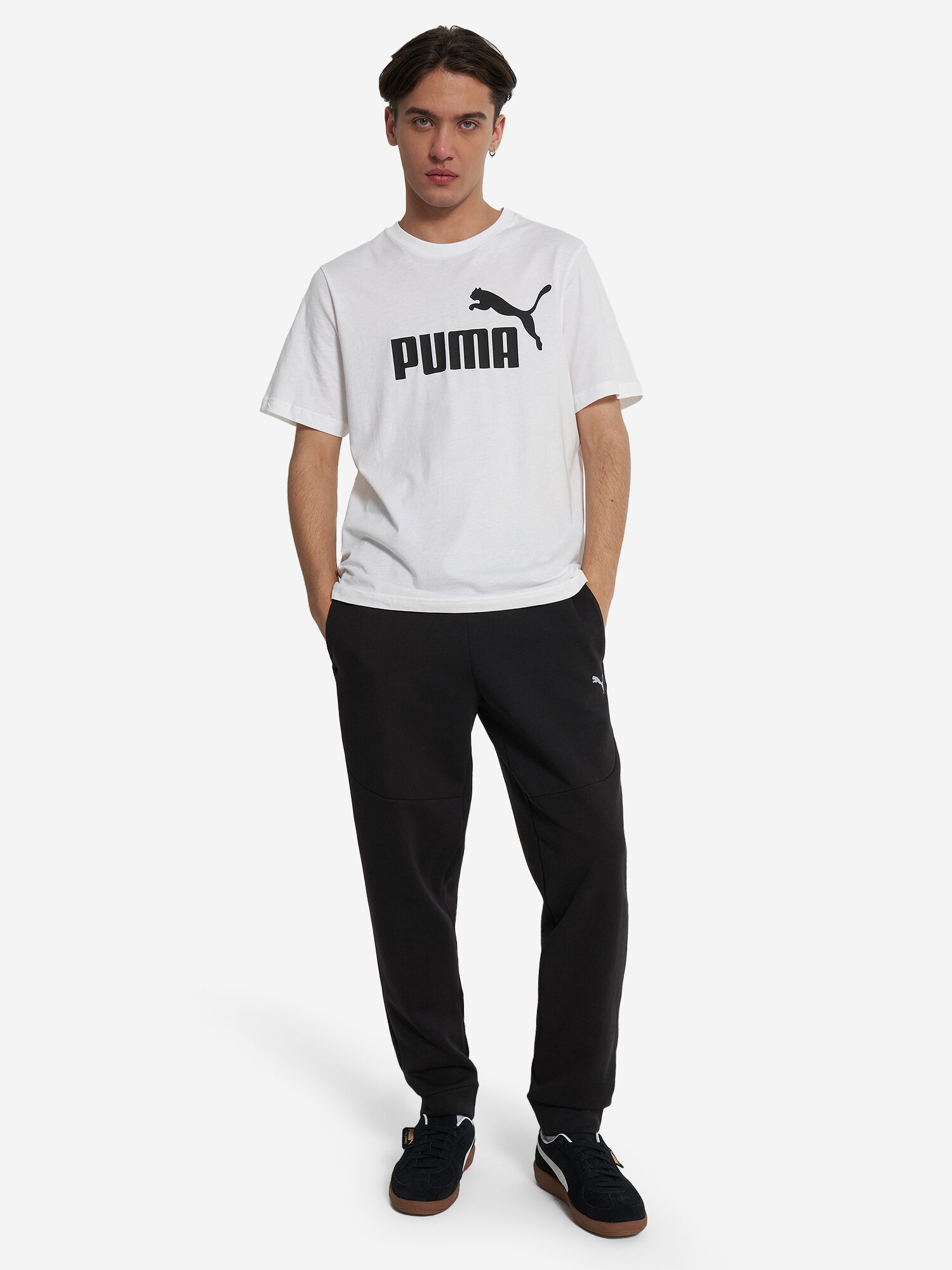 Футболка спортивная PUMA, размер M, белый — фото 1