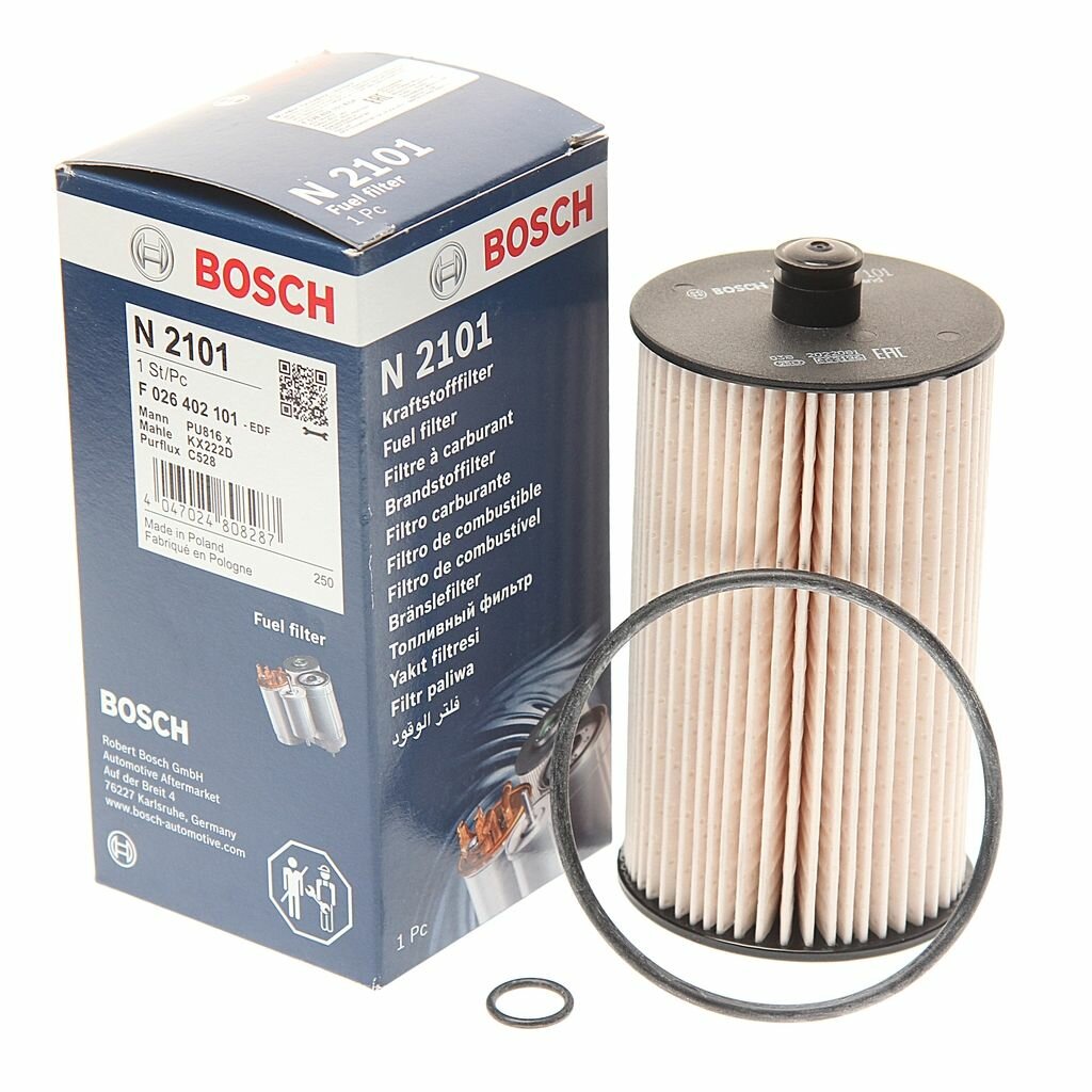Фильтр топливный, для Фольксваген Крафтер 30-35, ЛТ 28-35 2 арт F026402101 BOSCH